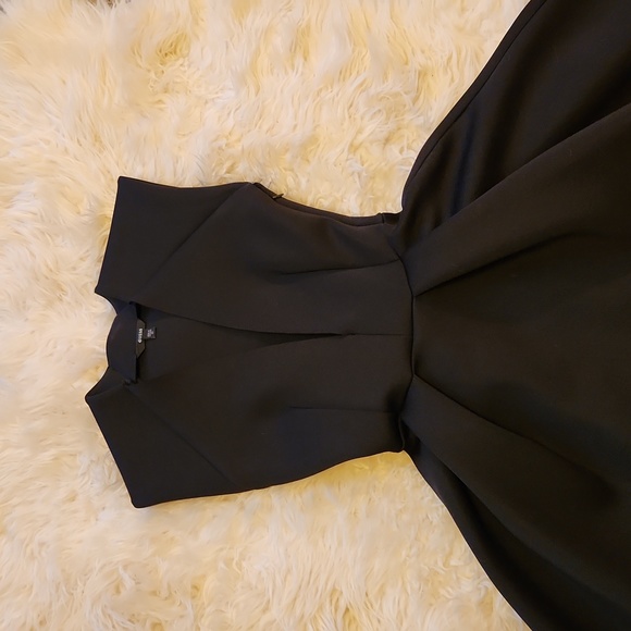 Guess sleeveless scuba knit deep V size XS EUC Plunge evening dress - Picture 6 of 14